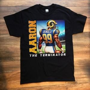Aaron Donald Los Angeles Rams - Nfl T-Shirt - Unisex Black T-Shirt